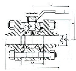 Q61N-160ֶѹԺҪӳߴͼ