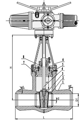 Z962Y-P54l70v Z962Y-P54200v¸ѹվ˫բֵ綯բҪκѡӳߴͼ